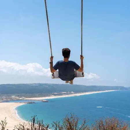 Sunset Terrace - Beachfront With Private Parking Nazaré